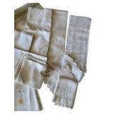 Vintage White Table Linens