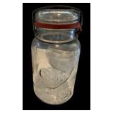 Vintage Clear Mason Jars