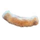 Dyed Fox Fur Collar