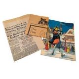 Collectible Box, Vintage Newspapers, Antique Holy Bible & A Christmas Carol Book