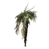 Artificial Wall Hanging Fern Plant in Cone Shaped Basket