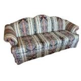 Sturdy Camelback Upholstered Sofa
