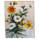 Beautiful Yellow & White Floral Watercolor