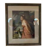 Lady Hamilton as a Bacchante Vintage Artwork