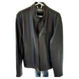 Kenneth Cole Reaction Men's Leather Jacket - Size L
