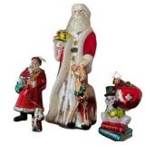 Santa Claus Ornaments Featuring a Christopher Radko Teacher Ornament