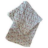 Vintage Red Floral Handtied Blanket