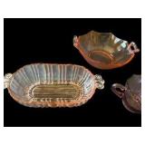 Pink Depression & Amethyst Glassware