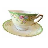 Set of 4 Meito China Cups and Saucers