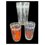 Seven Vintage Juice Cups