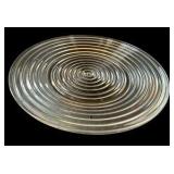 Ribbed 8' Salad Plates - 12 Pieces
