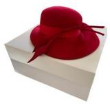VintageAndre Red Wool Felt Hat