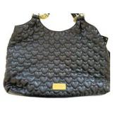 Betsey Johnson Quilted Black Handbag