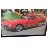 Pair of Framed Classic Model Car Photographs