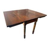 Antique Walnut Drop Leaf Table