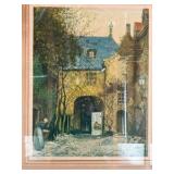 Alfred Van Neste Signed Antique Print