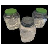 Vintage Hoosier Glass Jars
