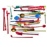 Collection of Vintage Swizzle Sticks