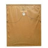 'Island in France' Vintage Framed Etching - Signed by Florence