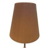 Vintage Floor Lamp with Built-In Glass Table Tray