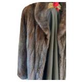 Vintage Dayton's Mahogany Mink Full Length Fur Coat