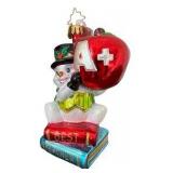 Santa Claus Ornaments Featuring a Christopher Radko Teacher Ornament