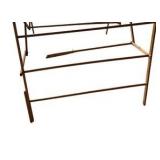 Vintage Accordion Style Wooden Drying Rack