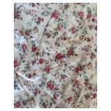 Vintage Red Floral Handtied Blanket