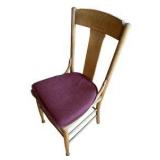 Antique Round Pedestal Dining Table & Four Chairs