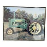 John Deere Wall Clock & Photograph