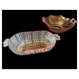 Pink Depression & Amethyst Glassware