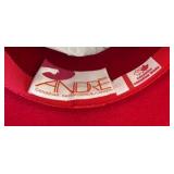 VintageAndre Red Wool Felt Hat