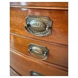 Mid Century Mahogany Dresser & Mirror