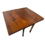 Antique Walnut Drop Leaf Table