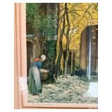 Alfred Van Neste Signed Antique Print