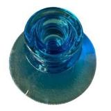 Fostoria Electric Blue Candle Holders