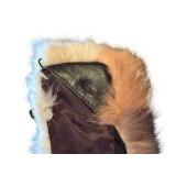 Dyed Fox Fur Collar
