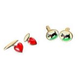 Variety of Vintage Cuff Links & Accessories