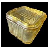 Vintage Refrigerator Dishes - Uranium & Amber Glass