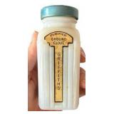 Vintage Griffith's Laboratories Milk Glass Spice Jars on Stand