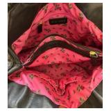 Betsey Johnson Quilted Black Handbag