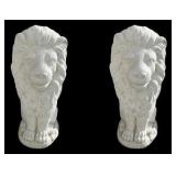 Pair of Outdoor Resin Lion Statues