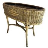 Vintage Wicker Planter
