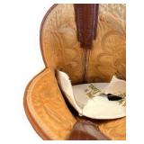 Pair of Vintage Tony Lama Cowboy Boots - Eel Skin - Size 8.5D