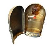 Vintage 1920's Coty Metal Purse Perfume Casket & Ornate Sewing Scissors