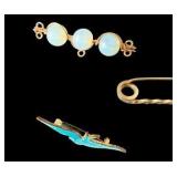 Variety of Vintage Brooches