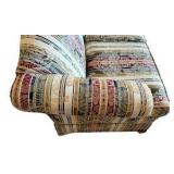 Sturdy Camelback Upholstered Sofa
