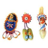 Vintage Native American Beaded Figurines