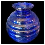 Collection of Cobalt Blue Depression Glass