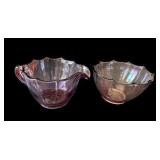 Pink Depression & Amethyst Glassware